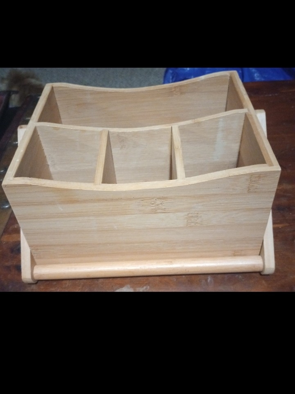 Natural Bamboo Organizer Caddy - Neutral